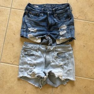 American Eagle shorts, bought last summer. Size 4